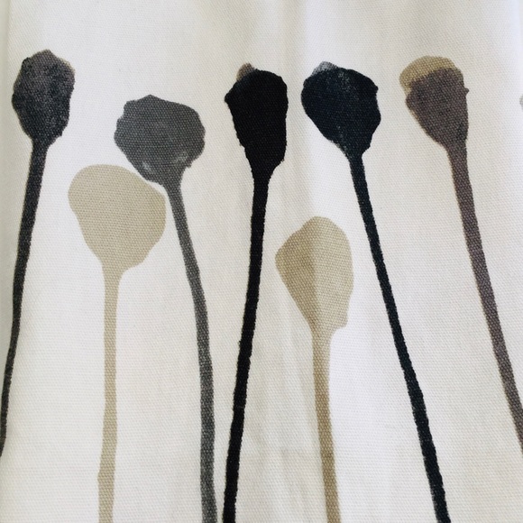 IKEA Other - IKEA SKOGSNAVA 1 PILLOW COVER TULIPS/CHARCOL BACK